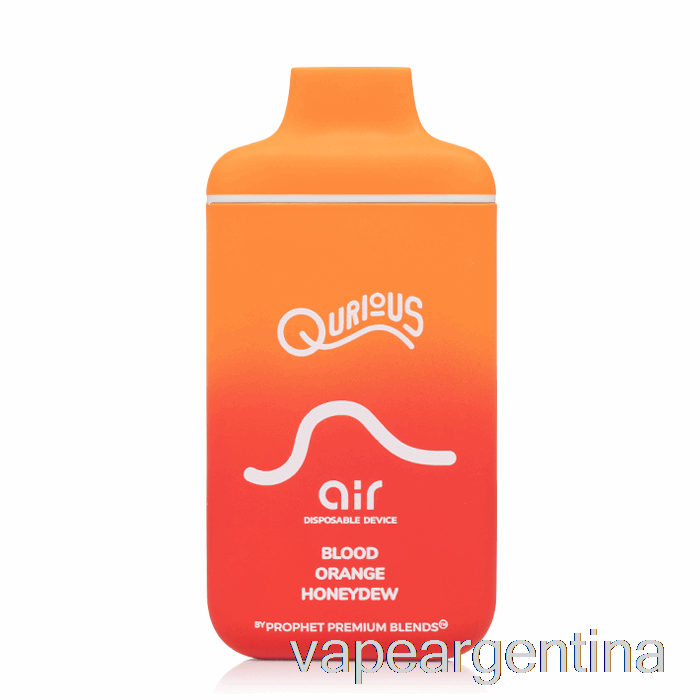 Vape Desechable De Melaza De Naranja Sanguina Qurious Air 6000 Descartable